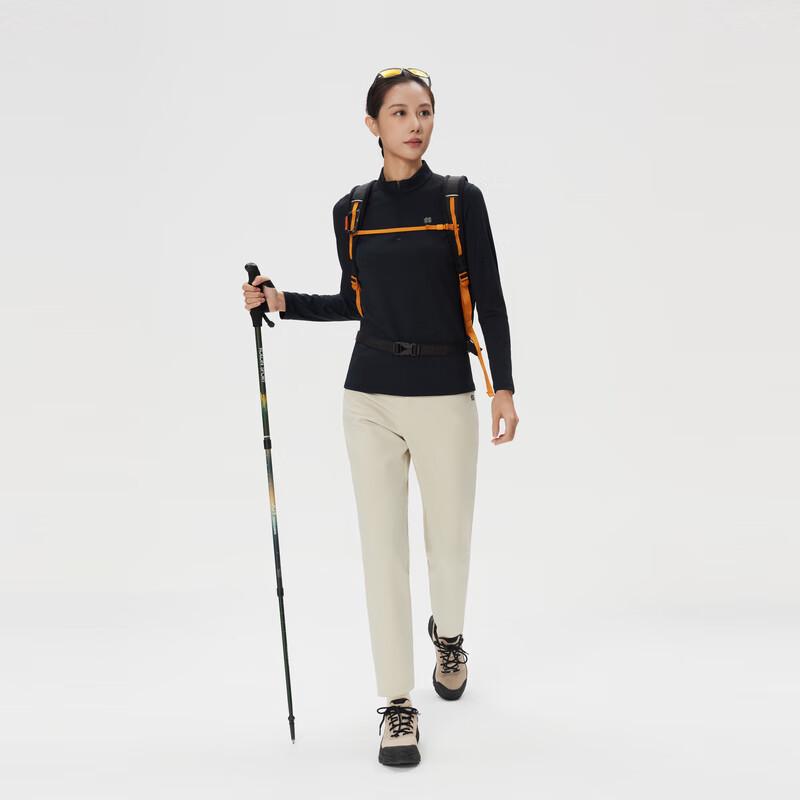 KOLON SPORT Women's Half-Zip Microfleece Long-Sleeve Top