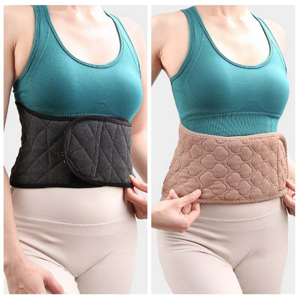 Spine Support Warm Waist Support Belt Lumbar Brace Winter Fur Waist Belts  Unisex