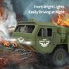 JJRC Q60 Q75 1:16 RC Car Simulation THAAD Six Wheel Military Truck Model Off-Road Climbing Children's RC Car Toys Christmas Gift