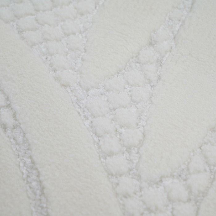 Modern Cream Rug with Geometric Patterns 160x230