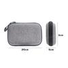 Carrying Case for PLAUD NotePin Voice Recorder Carrying Bag for PLAUD NotePin AI Voice Recorder Nylon Zipper Storage Bag Gray