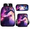 Godzilla vs. King Kong 2Godzillax Kongnoul Student Ghiozdan Geantă Etui Set din Trei Piese