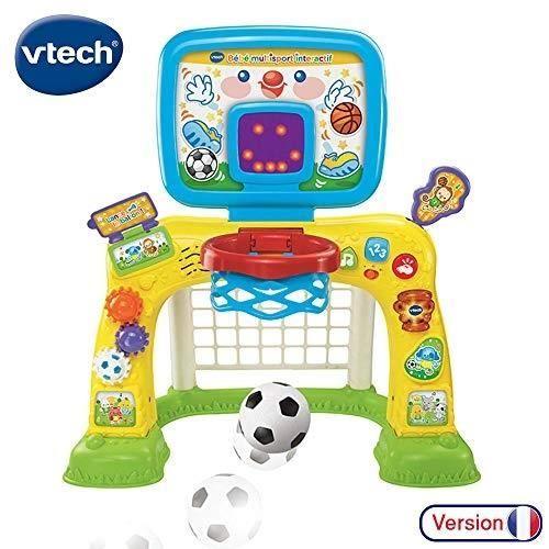 Jeu éducatif bébé - VTECH - BEBE MULTISPORT INTERACTIF - 2 en 1 - Formes et chiffres - Multicolore