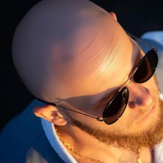 Halloween Cosplay Bald Cap Reusable Costume Party Adults Men Women Makeup Bald Head Cover Hat Party Supplies