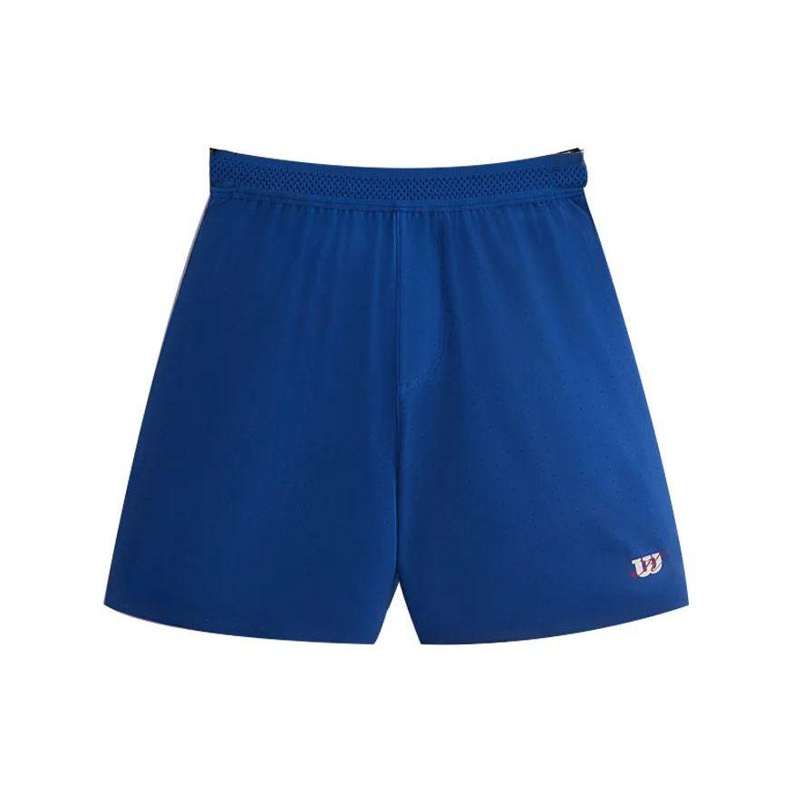 Kith X Wilson Collaboration Letter Print Straight Leg Shorts Men shorts Blue W91M314825WNVJ 2XL