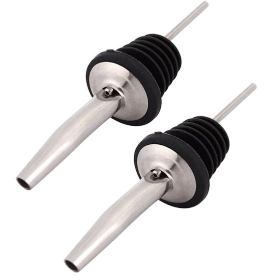 

2 шт. Нержавеющая сталь Масло Сталь Ликер Вино Бутылка Наливатель Диспенсер Крышка Носик Стопор