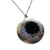 Bohemian Geometric Pendant Necklace For Women With Titanium Steel Chain