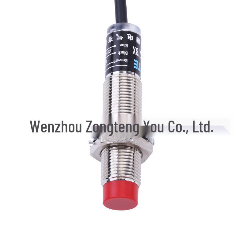 Zongteng PM12-04N NPN Proximity Sensor, Cylindrical Inductive Metal Detector Switch