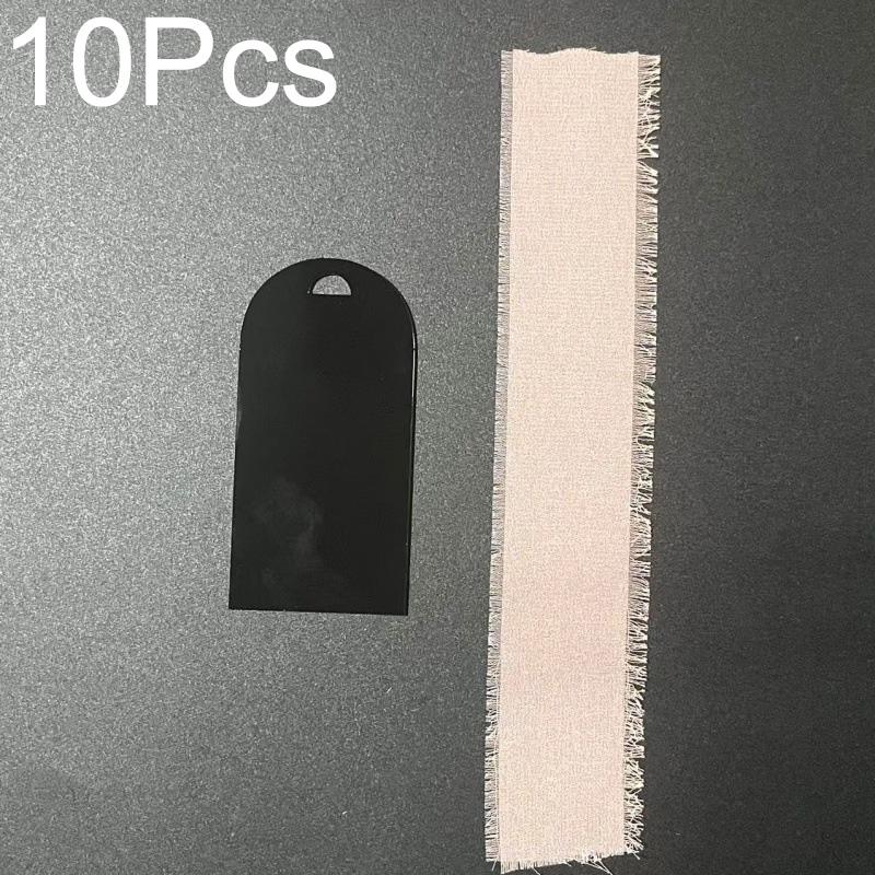 

10 шт./уп. С лентой Свадебная вечеринка Пустая бирка Сделай сам Карточка для рассадки Декор стола Этикетка для места Акриловая карточка с именем