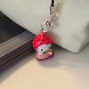 Sanrio Strawberry Hello Kitty Mobile Phone Pendant Cute Funny DIY Backpack Pendant Keychains Decoration Friend Birthday Gift
