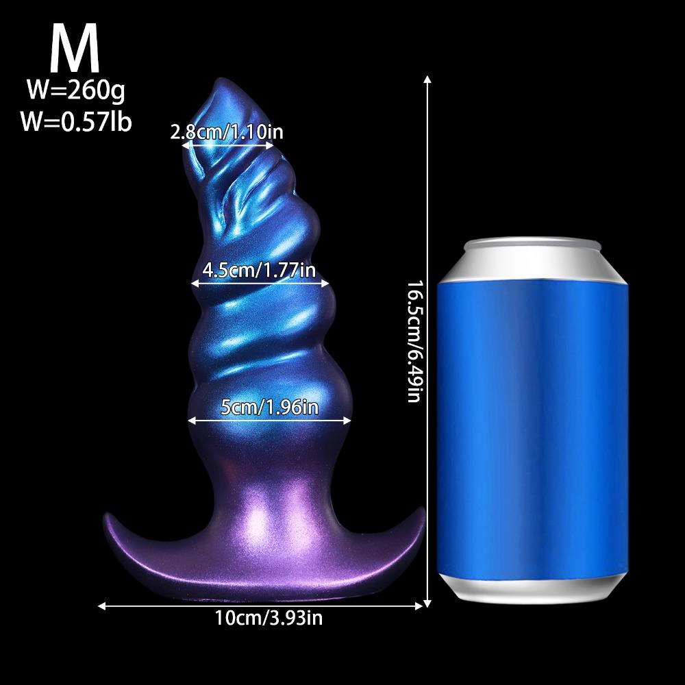 Anal Plug Silicone - Gradual Anal Trainer Kit for Men Women, Soft Butt Plug for Prostate Massage & G-Spot Stimulation, Adult Sex Toy