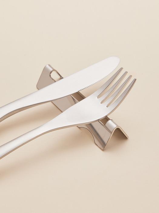 ABLV Able B Stainless Steel Triangle Cutlery Stand Ablebee Stainless Steel Triangle Cutlery Stand