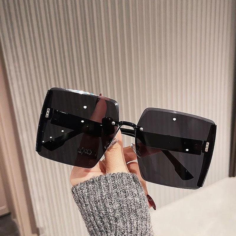 Oversized Square Sunglasses Women Luxury Brand Fashion Large Frame Sun Glasse