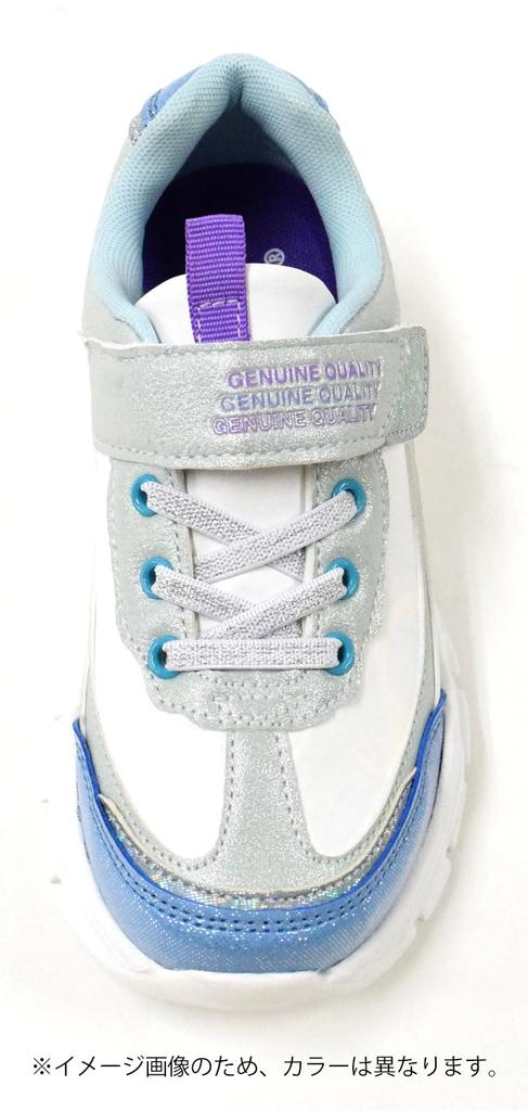 EDWIN Athletic Sneakers with Velcro Cute Velcro and Elastic Perfect for and Casual Easy to and Perfect for Sports Days and Size Girls' Closure,