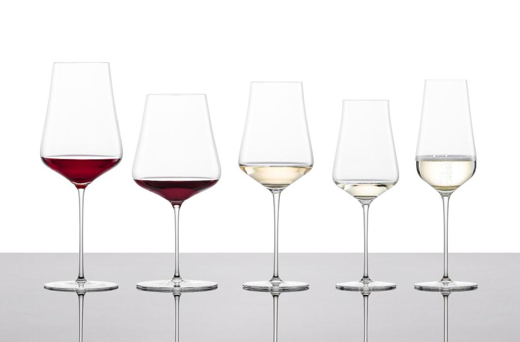 ZWIESEL GLAS Duo Burgundy Stem Hand & Bowl Machine Made (Pair) M123471