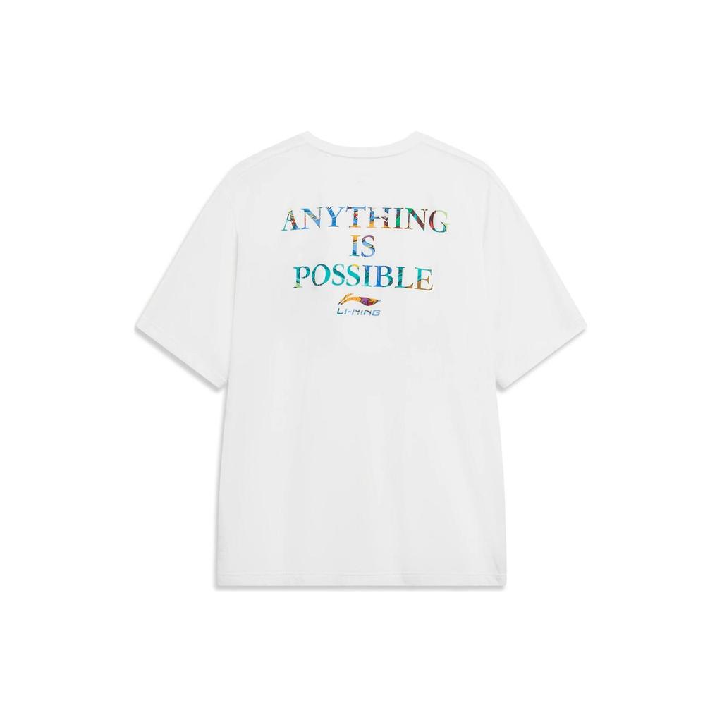 Li Ning Sport Lifestyle Kollektion Sport Trend Kollektion T-Shirt Herren Weiß AHST177-1