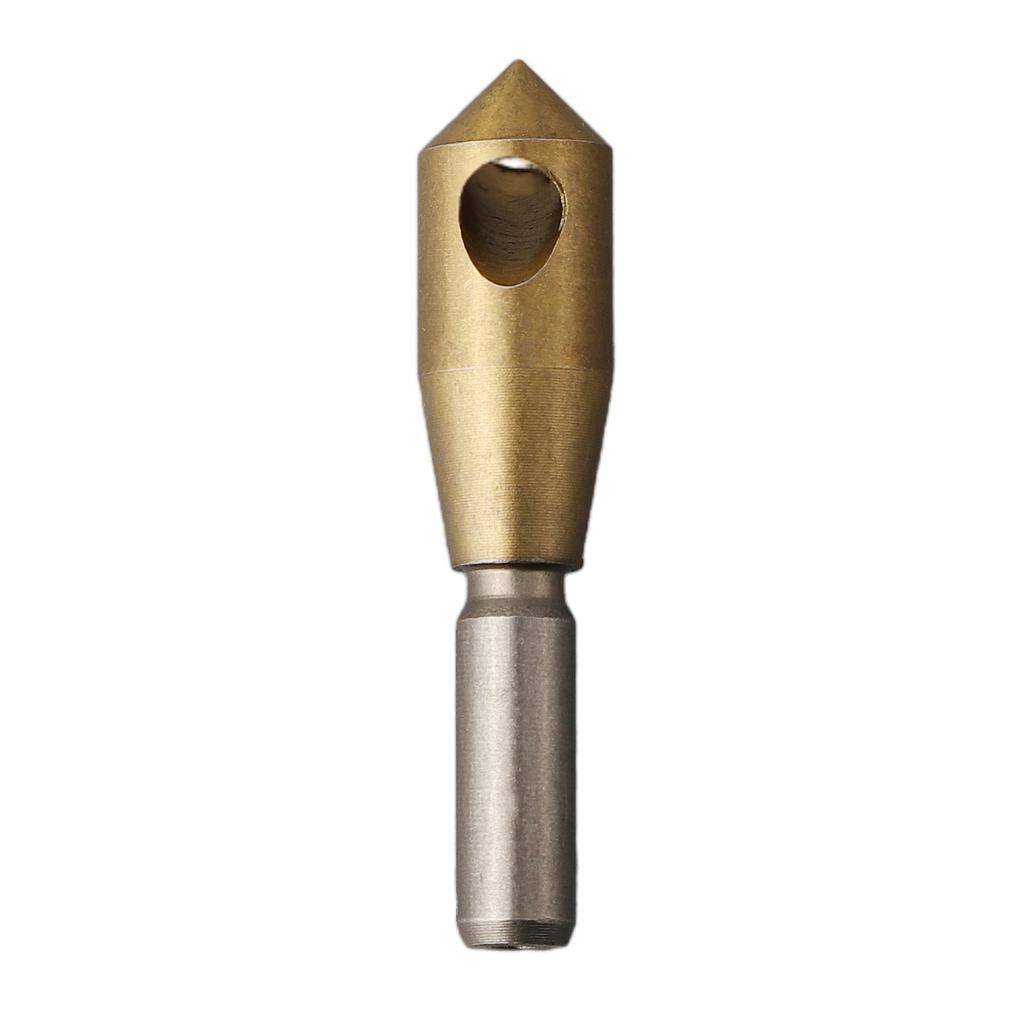 1pcs Titanium Countersink Deburring Drill Bit Hole Cutter Metal Chamfering Tool 90 Degree Chamfer Countersink Drill Bit