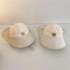 Summer Wide Brim Sun Hat for Kids - Cute Mesh Sun Protection Hat with Shawl