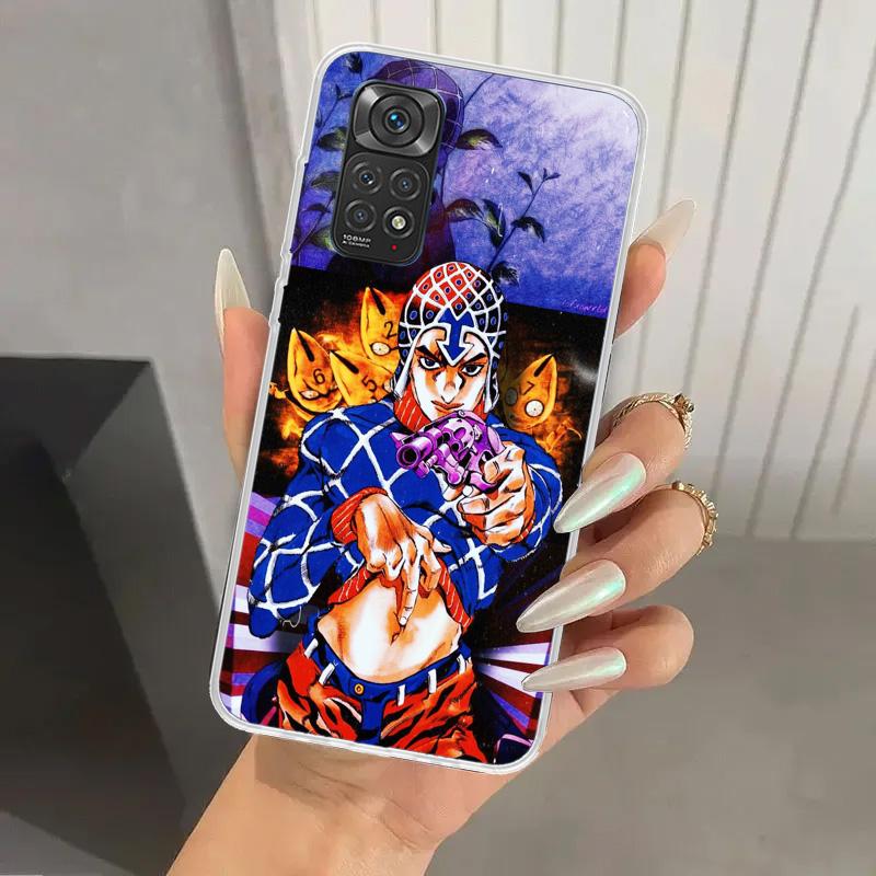 JoJo Bizarre Adventure Phone Case for Xiaomi Redmi Note 15 14 14S 13 12S 12 Pro 11S 11 Plus 11T 11E 10S Soft Funda Print Shell R