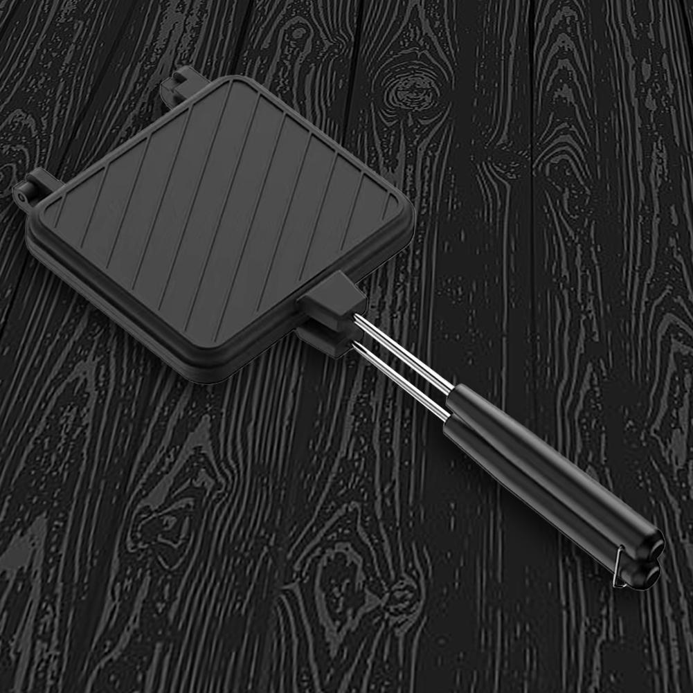 Hot Sandwich Maker Nonstick Grilled Cheese Maker High Temperature Resistant Multifunctional for Breakfast Pancakes Toast Omelets