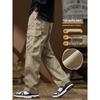 PLAYBOY Men's Autumn/Winter Straight-Leg Casual Cargo Pants