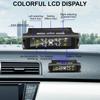 TPMS Tyre Pressure Monitoring System Solar Power LCD Display with 4 Internal/External Sensor  Waterproof Temperature Warning