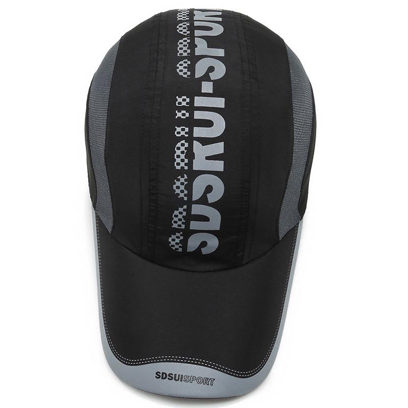 Hat Summer Men's and Women's Baseball Cap Korean Version Outdoor Sports Sun Hat Sunscreen Sun Hat Quick Drying Breathable Mesh Hat