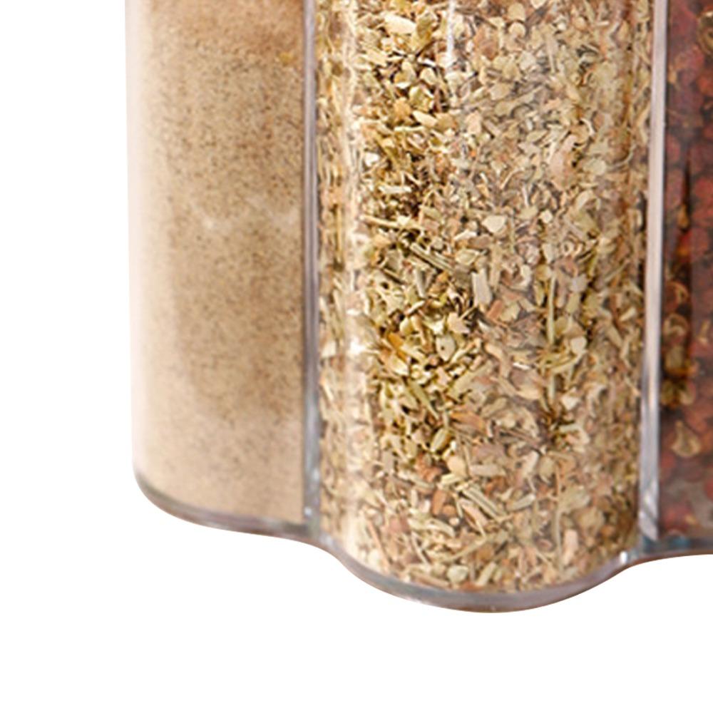 PP Travel Spice Containers 450ml Condiment Jars Durable 5 In 1 Spice Jars For Restaurant