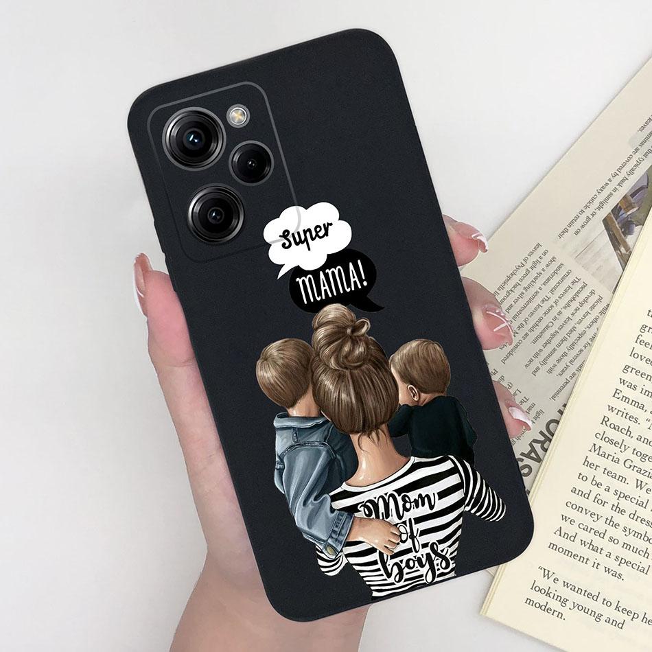 Silicone Case For Xiaomi Poco X5 Pro Pilot Bear Back Cover For POCOX5 X5Pro 5G Poco X 5 Pro Soft Matte Protective Phone Cases