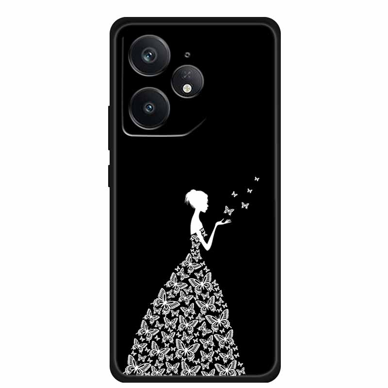For Realme Neo 7 5G Phone Case Black Silicone Soft Back Cover For Realme Neo7 x Neo 7x Neo7x Neo 7 SE Neo7 SE Case Coque Funda