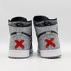 555088-036 Nike Jordan 1 High OG Rebellionaire Black White Particle Grey