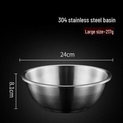 European Style Stainless Steel Multi-Purpose Bowl with Lid