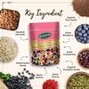 Happilo Premium International Supermom Trail Mix 325g| Roasted Almonds, Pumpkin, Flax & Watermelon Seeds, Dried Cranberries| Superfood Mix Snack