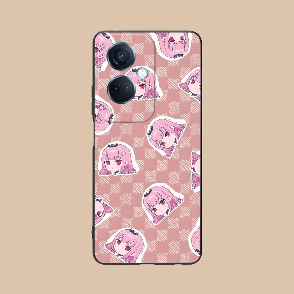 Holo Mori Calliope Matte TPU Mobile Phone Case for OPPO Reno 14 13 12 11 10 9 8 7 6 5 F T Pro 5G Colorful Printing Cover