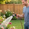 Gartenschlauchdüse, Hochdruck-Schlauchdüse, Robuster Handsprühgerät, Verstellbare Düse zum Bewässern von Pflanzen, Autowaschen, Gehwegreinigung
