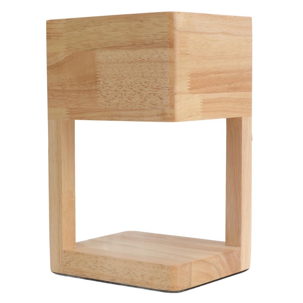 Wooden Candle Lamp Dimmable Candle Warmer Lamp   for Bedroom Bedside