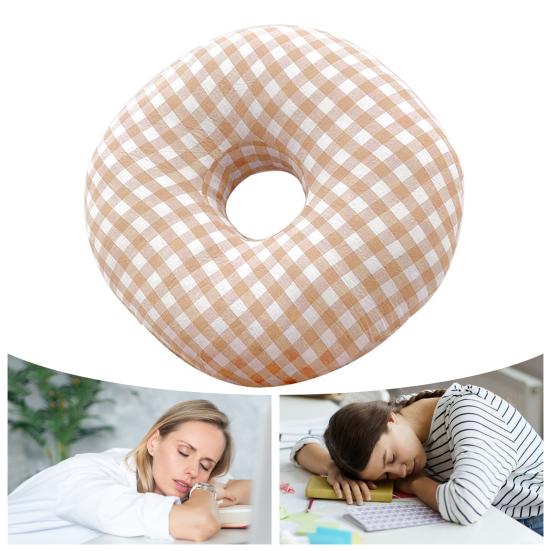 Regulowana poduszka do przekłuwania uszu dla podkładów bocznych 30x30cm poduszka w kształcie pączka do łagodzenia bólu ucha redukcja ciśnienia