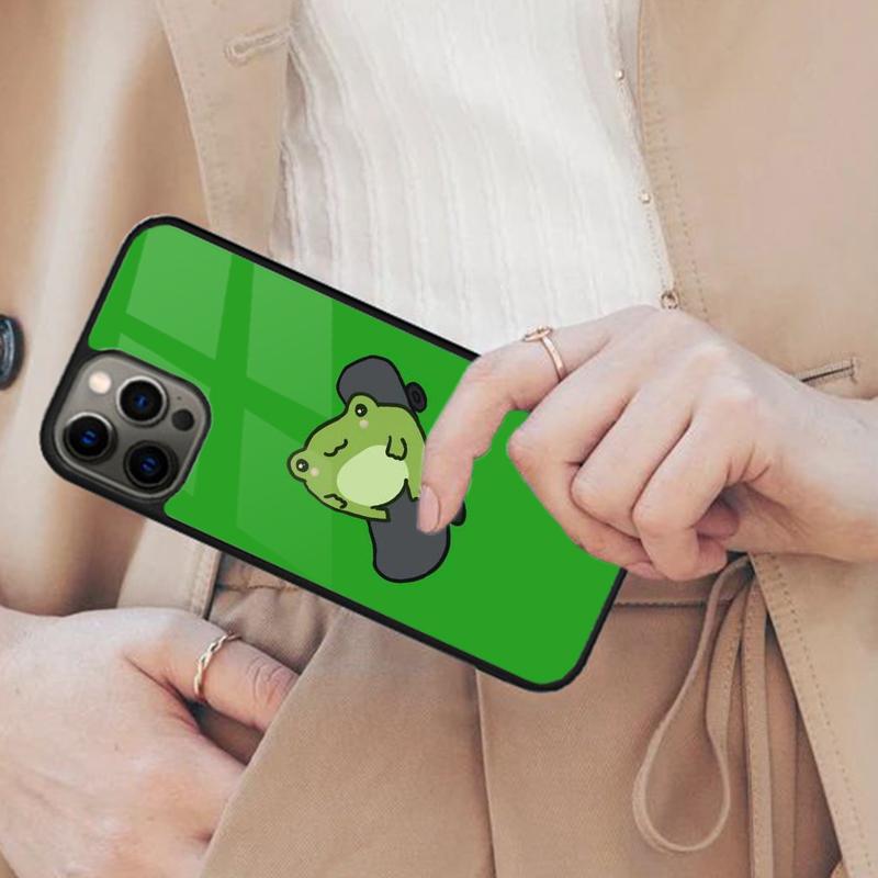 Frog Skateboard Cute Kawaii Magnetic Phone Case For APPLE iPhone 17 Air 16 14 13 12 Pro Max 15 Plus Wireless MagSafe Cover