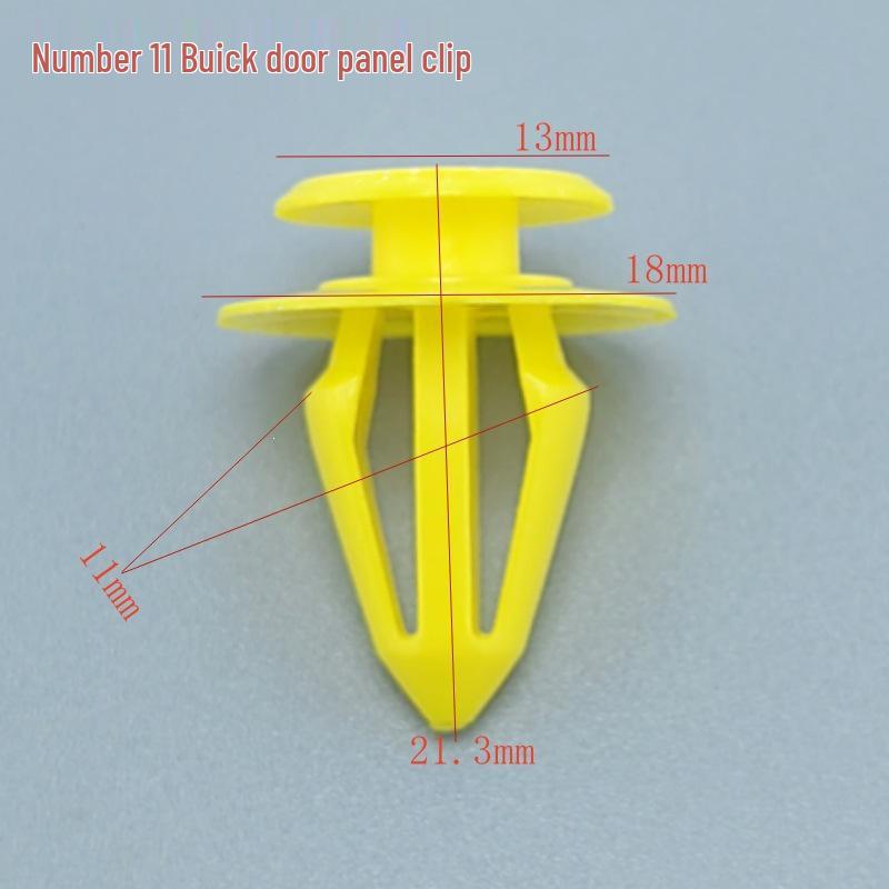 Universal Nylon Door Panel Clip: Car Interior, Tailgate, Trim Fastener