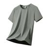 Quick-drying T-shirt Soft Elastic Ice Silk Short-sleeved Round Neck Casual Sports Short-sleeved