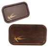 Wood Rectangular Tea Tray Rectangular Shape Snack Platter Bamboo Tea Tray  Household Kitchen