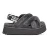 UGG DISCO Stylish Sandal Women's Gray Sneakers 1121550-CHRC