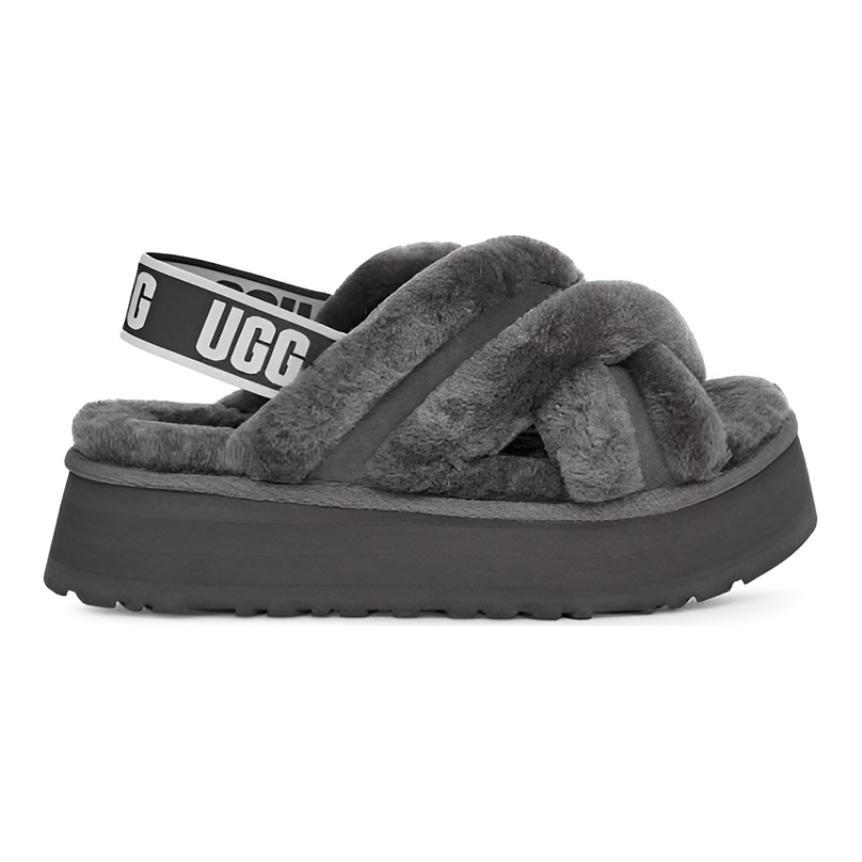 UGG DISCO Stylish Sandal Women's Gray Sneakers 1121550-CHRC