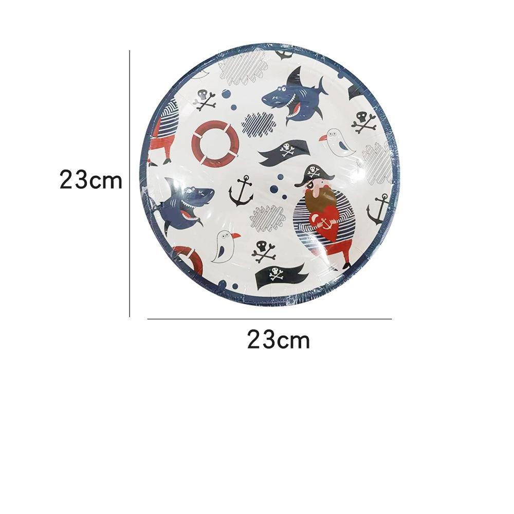 Happy Birthday Disposable Tableware Kids Party Toys Colourful Paper Cup Napkin Plate for Birthday Party Decoration