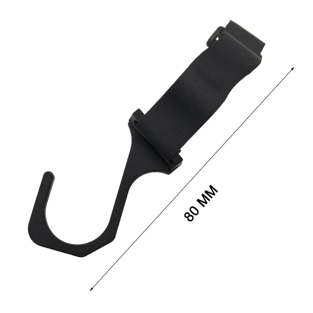 Steering Wheel Hook Aluminum Alloy Hook Hanging Car Hanging Accessories Black, Black, 80mm