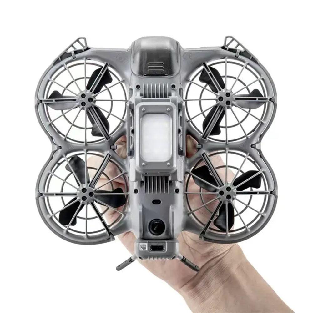 For DJI NEO 2 Drone Landing Gear Night Light Luminous Tripod Rechargeable Height-Adjustable Glowing Landing Gear Accessories