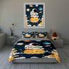 Astronaut space illustration Bedding Duvet cover sets Duvet covers Pillowcases gifts (1 * Duvet Cover 2 * Pillowcases, without duvet insert)