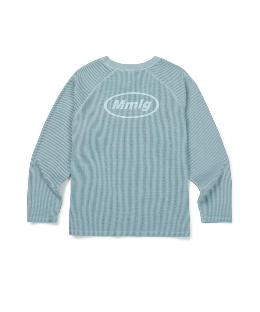 MMLG Dyed Waffle Lsv-T (Sky Blue)