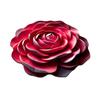 3D Rose Flower Area Rug Non-slip Washable Absorbent Plush Floor Mat Irregular Floral Carpet Indoor Living Room Bedroom Bathroom Kitchen Decoration