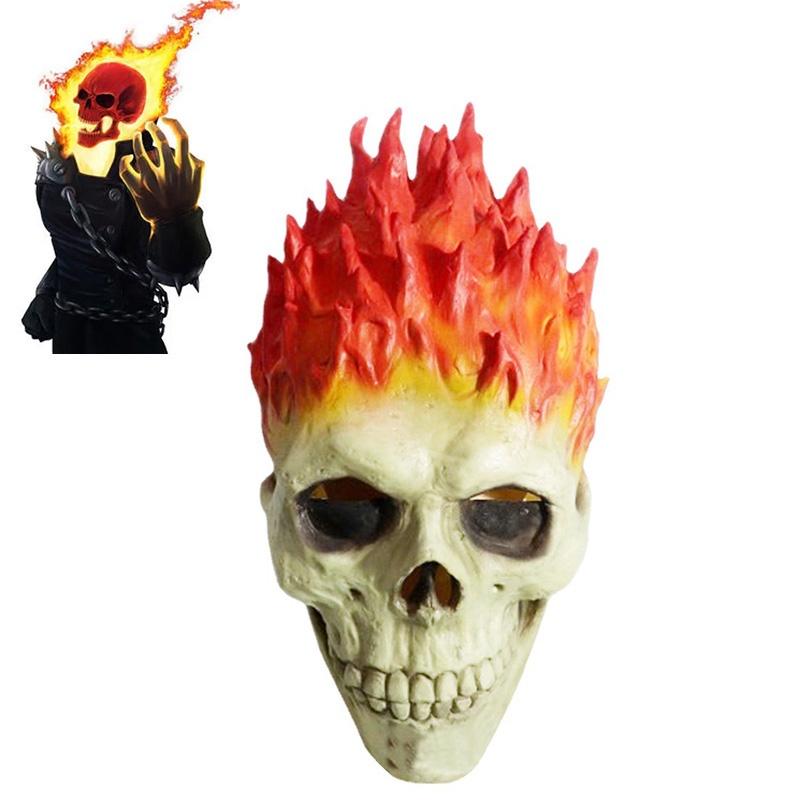 Halloween Face Paint Ghost Rider Mask Skull Car God Mask Soul War Car Mask